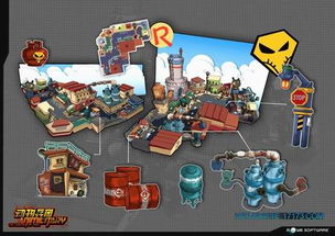 動物兵團場景原畫