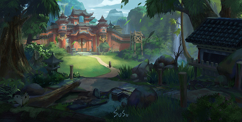 幫派|游戲原畫|插畫|SuSu0v0 - 原創設計作品 